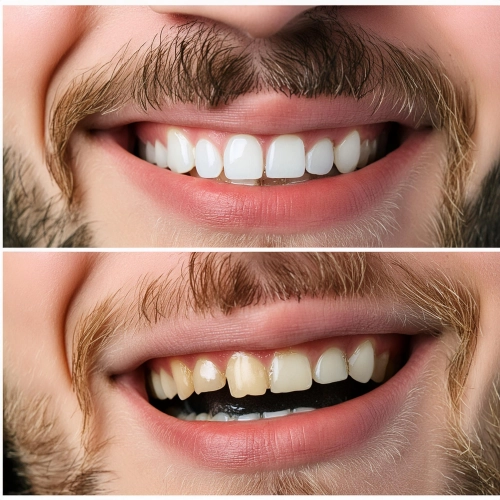 Реставрация сколотых зубов